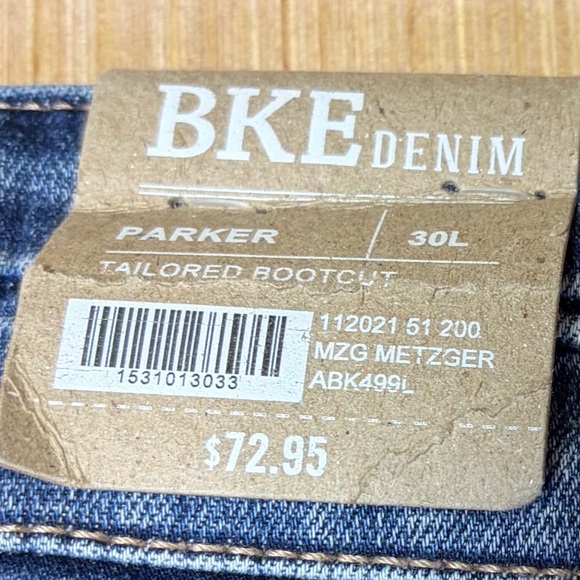BKE Buckle Parker Universal Fit High Rise Tailored Bootcut Jeans 30x33.5 Stretch - Picture 14 of 14